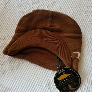 Atticus beanie with brim. New